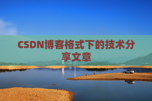 CSDN博客格式下的技术分享文章